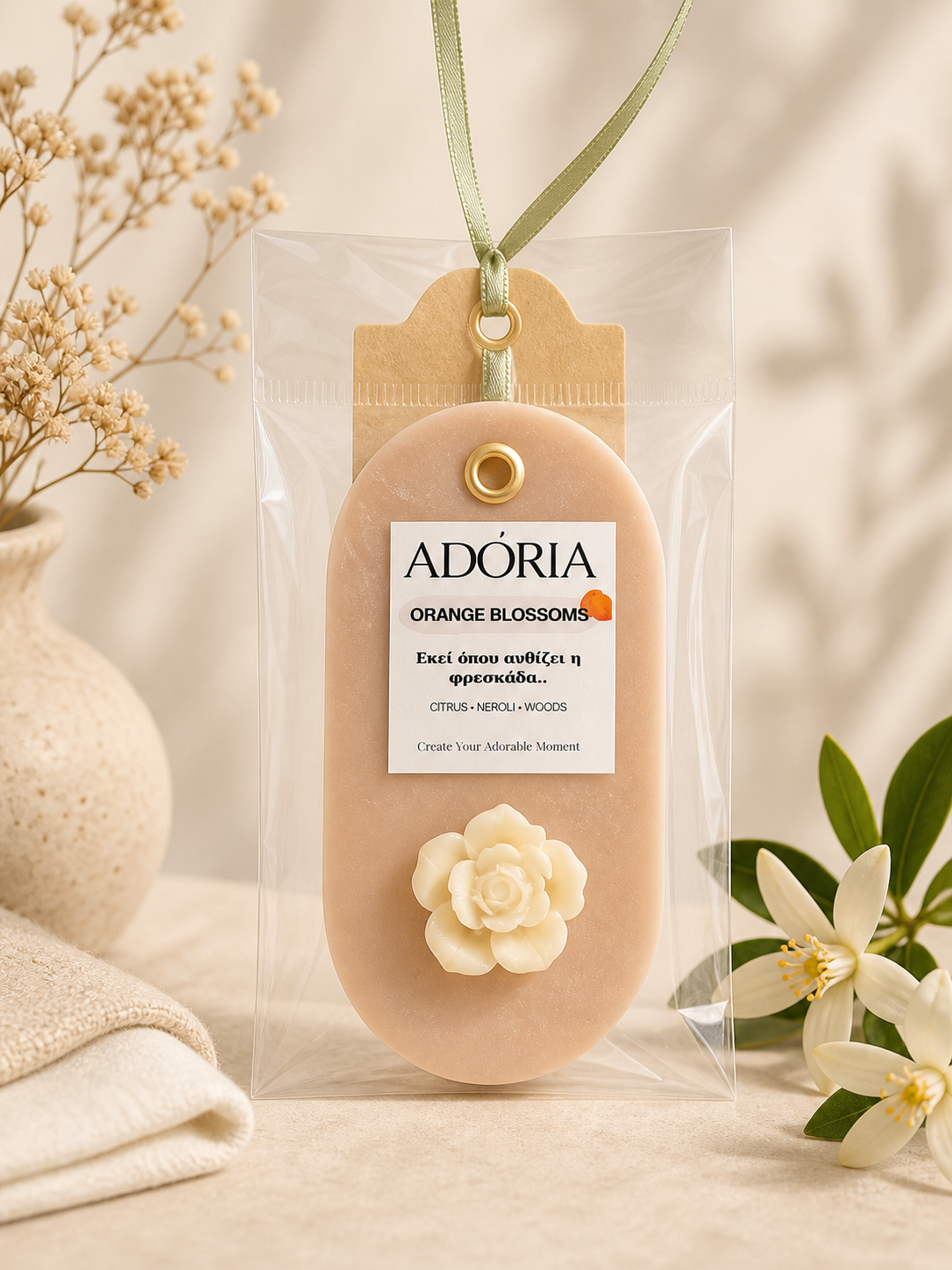 ADORIA 2σε1 Αρωματικό ντουλάπας – Orange Blossoms