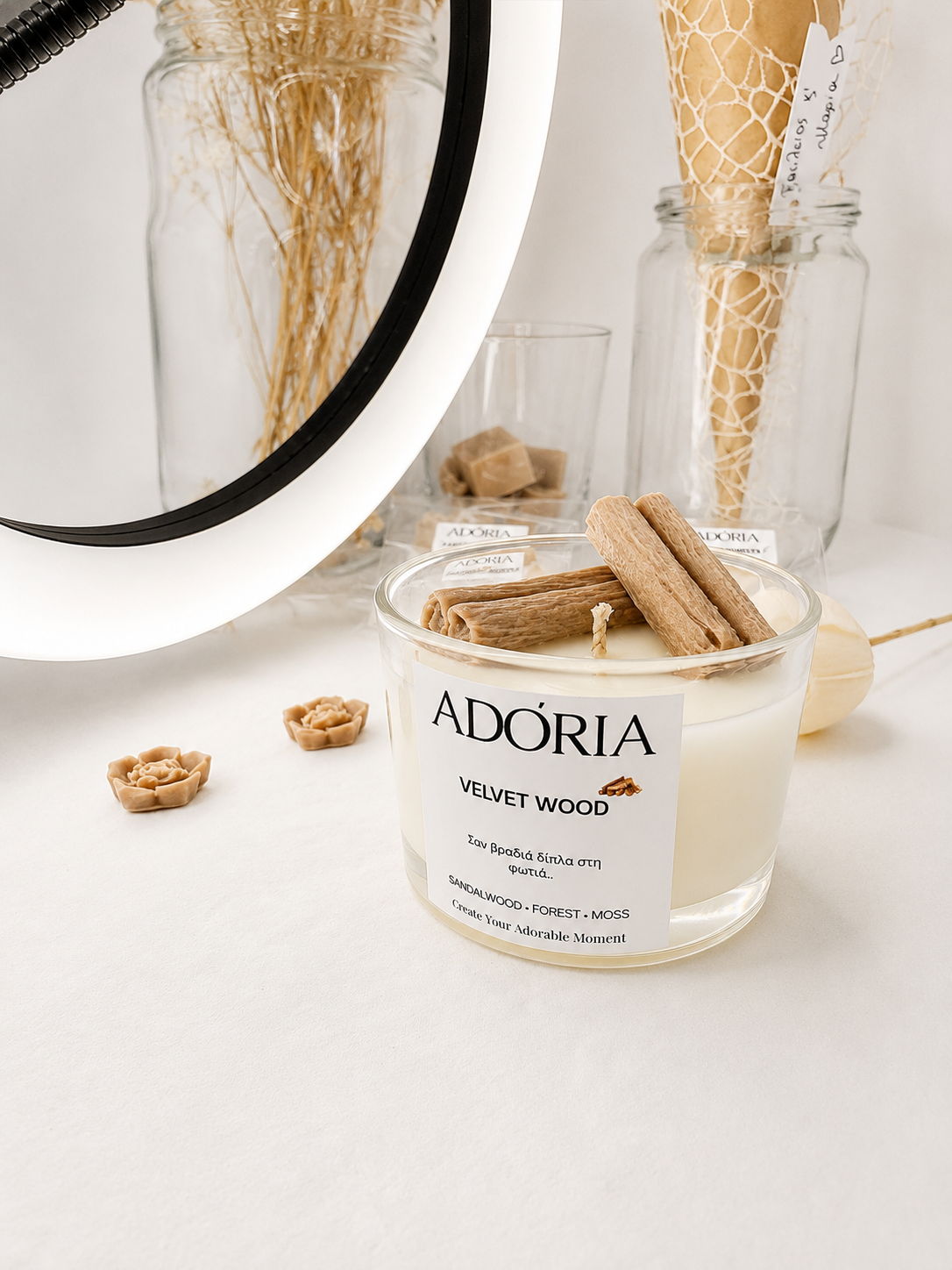 Velvet Wood-Adoria Candle